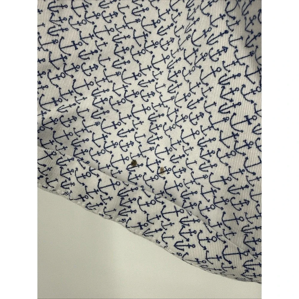 Chubbies Mens Nautical Anchor Shorts Blue White 5.5